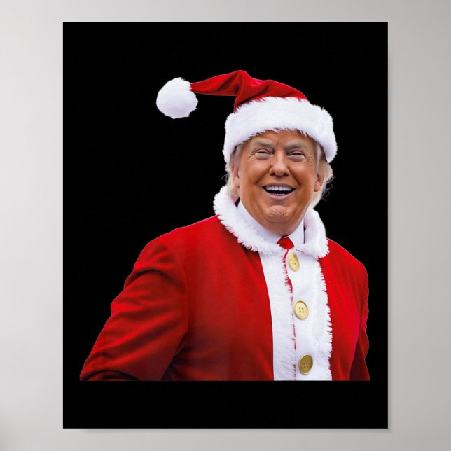 Poster Trump Torna o Excelente de Natal novamente Papais  (Frente)