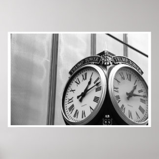 Pôster Trump Tower Clock - NYC