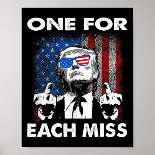 Poster Trump Um Para Cada Senhorita
