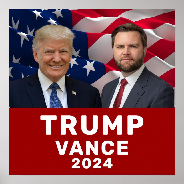 Poster Trump Vance 2024 (Frente)