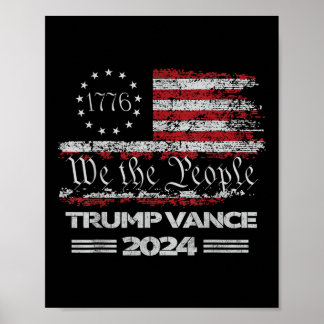 Poster Trump Vance Nós, o 47º presidente da Pessoas Trump