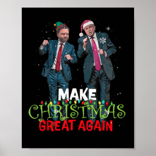 Poster Trump Vance Torne O Excelente De Natal Novamente O