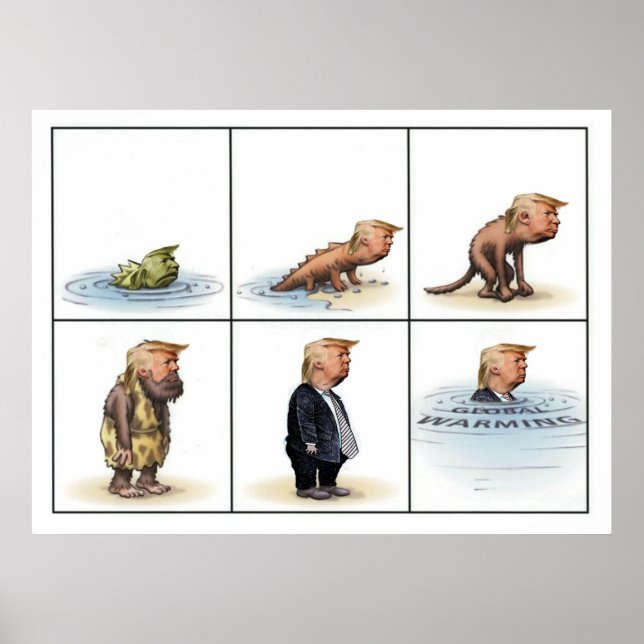 Pôster Trump visitou Houston (Frente)