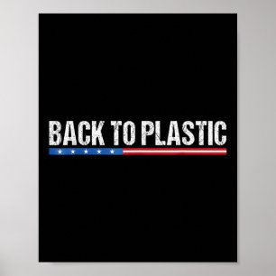Poster Trump Volta Ao Plastic Engraçado