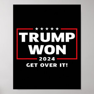 Poster Trump Won 2024 supere