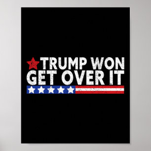 Poster Trump Won Supera O Bandeira Usa De 2028