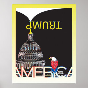 Poster Trumpet e Capitólio TRUMP