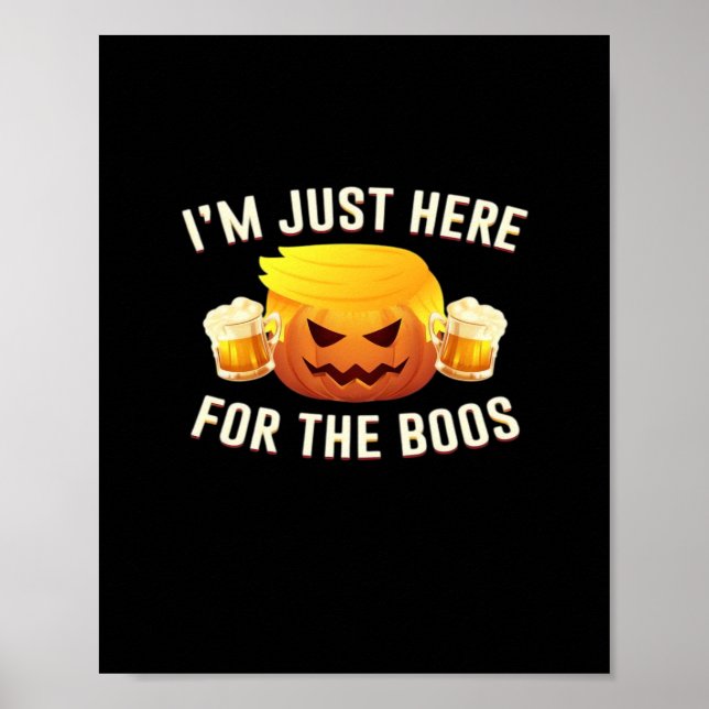 Poster Trumpkin Apenas Para A Figurinha Do Boos Halloween (Frente)