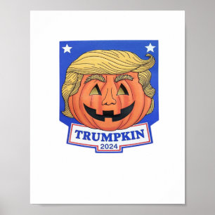 Poster Trumpkin Clássico - Cotação do Dia de as Bruxas en
