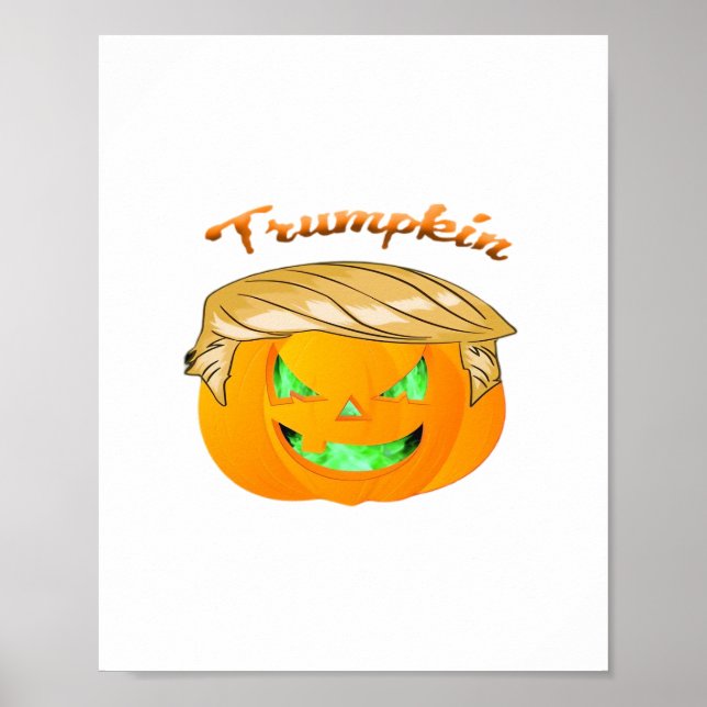 Poster Trumpkin Clássico - Lama num Chapéu MAGA (Frente)