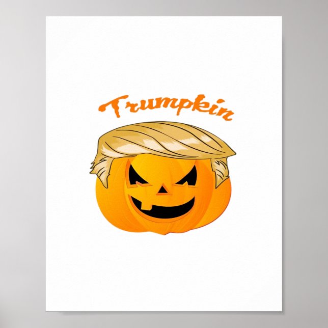 Poster Trumpkin Clássico - Paródia Política (Frente)