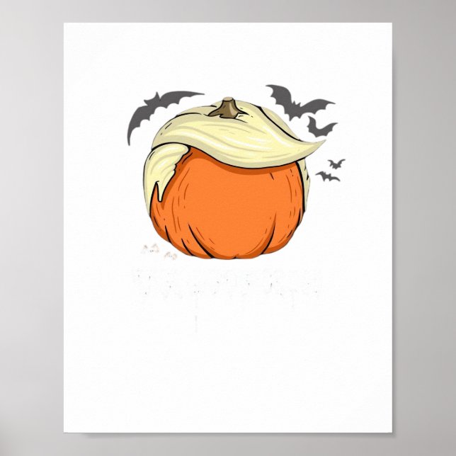 Poster Trumpkin, Donald Halloween (Frente)
