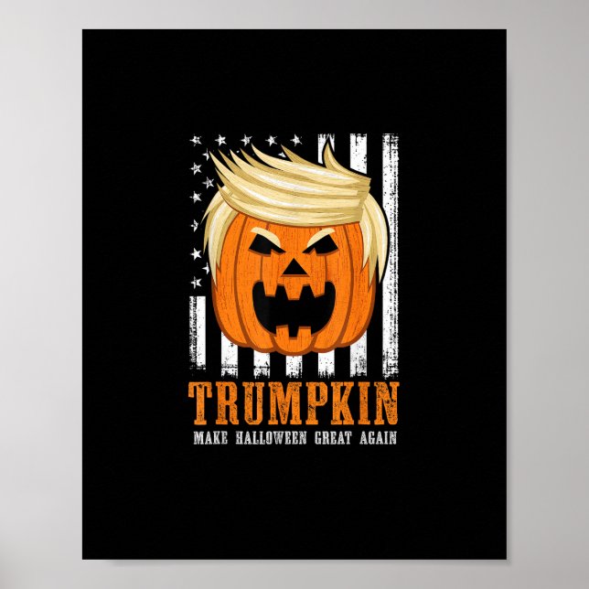 Poster Trumpkin Dos Eua Torna O Excelente De Halloween No (Frente)