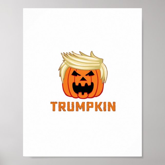 Poster Trumpkin - Engraçado Slogan de Paródia (Frente)
