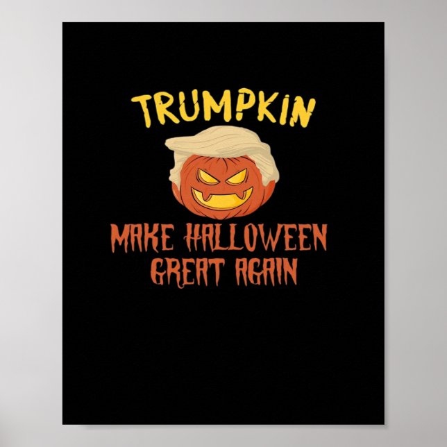 Poster Trumpkin Faz Excelente De Halloween De Novo - Engr (Frente)