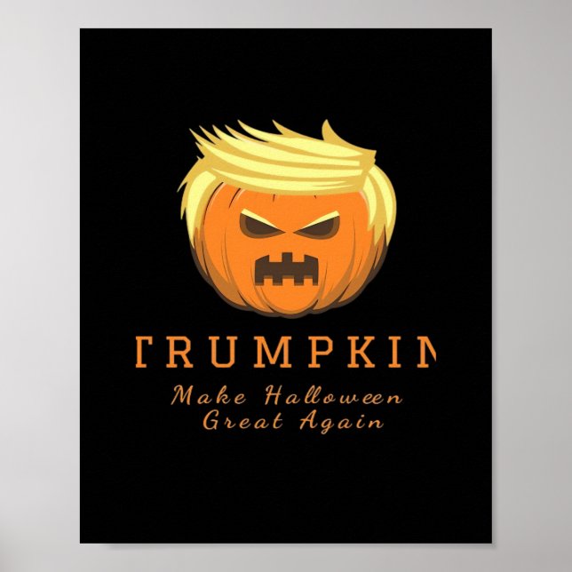 Poster Trumpkin Faz Excelente De Halloween De Novo - Engr (Frente)