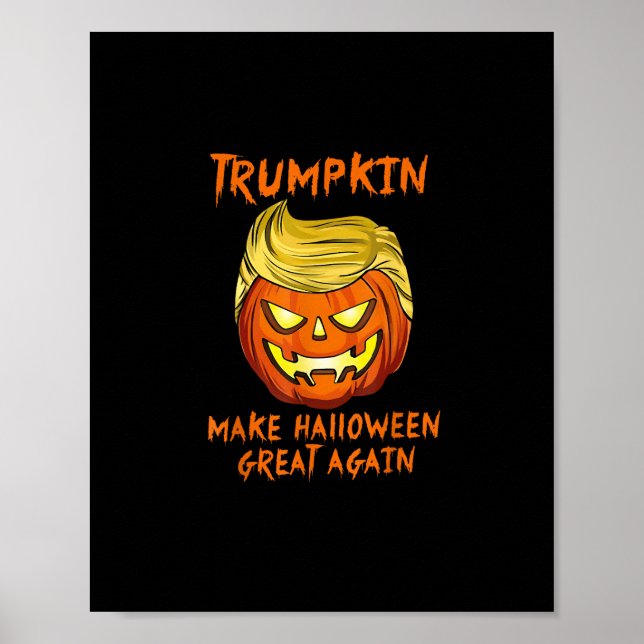 Poster Trumpkin Faz Excelente De Halloween De Novo Jack O (Frente)