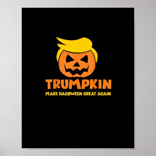 Poster Trumpkin Faz Excelente De Halloween De Novo Jack O (Frente)