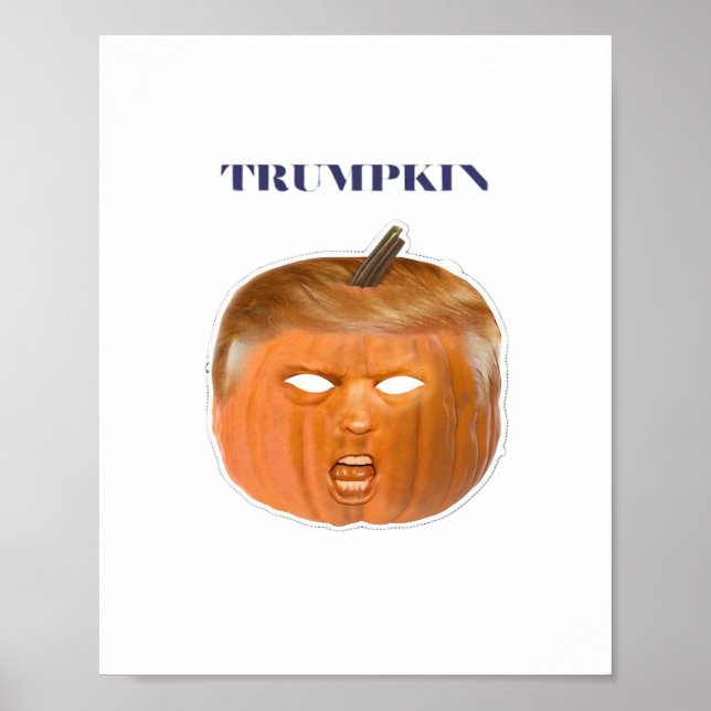 Poster Trumpkin Halloween Mask Classic (Frente)