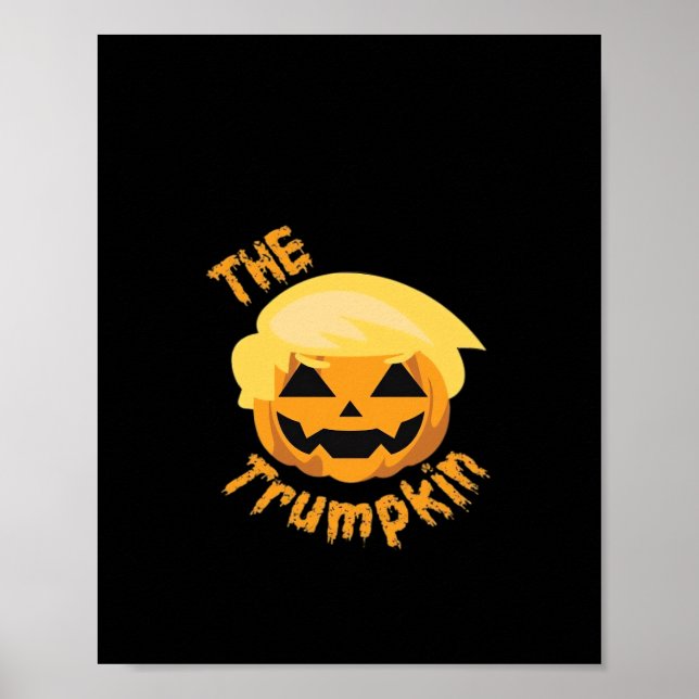 Poster Trumpkin Pumpkin Halloween Design - Traje de Lã (Frente)