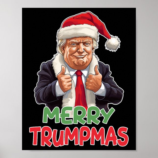 Poster Trumpmas - Papai Noel Donald Trump (Frente)