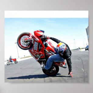 Pôster Truque de motocicleta