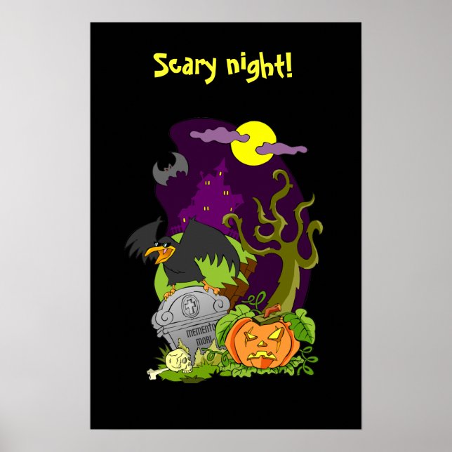 Pôster Truque Hallowen ou Tratar? (Frente)