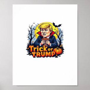 Poster Truque Ou Clássico De Halloween