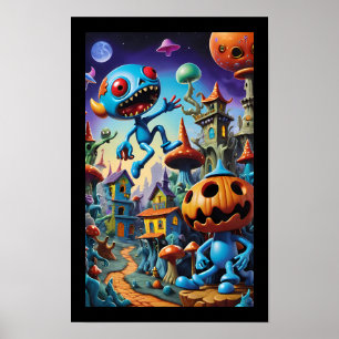 Poster Truque ou Shroom - Ken Gage Fantasy Art