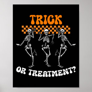 Poster Truque Ou Tratamento Terapêutica Física Esqueleto 