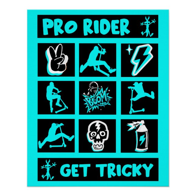 Pôster Truques de Cavaleiro Sem Patinete Pro (Frente)