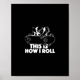 Poster Truques de Skateboard Halfpipe - Skate Esportes Ra