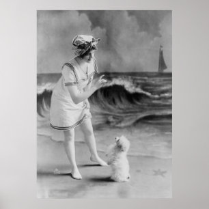 Pôster Truques do animal de estimação do beira-mar, 191