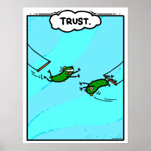 Poster TRUST do PickleWeasel