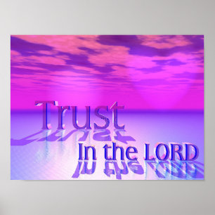 Pôster Trust In The LORD