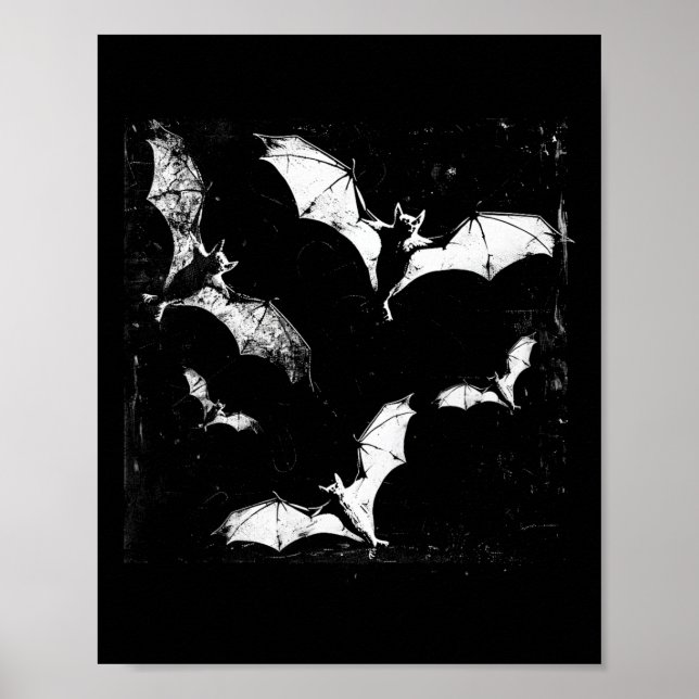 Poster Ts Vampire Horror Spooky Art Halloween Gótico Alt  (Frente)
