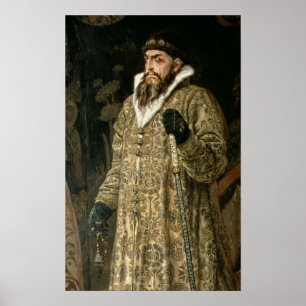 Poster Tsar Ivan IV Vasilyevich "" o 1897 terrível