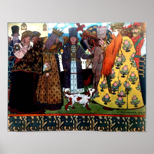 Poster Tsar Saltan Emitindo Seu Decreto (Frente)