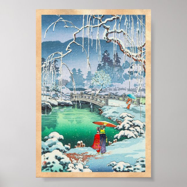 Pôster Tsuchiya Koitsu Sketches de lugares famosos no Jap (Frente)