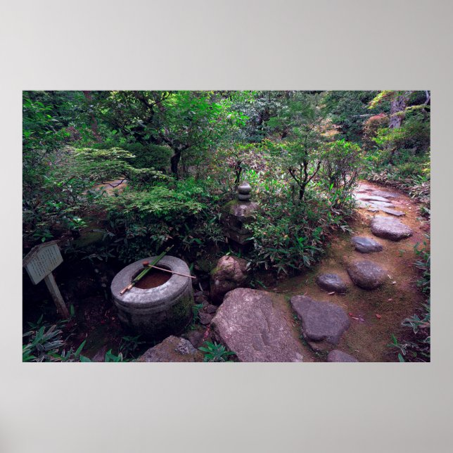 Poster TSUKUBAI BASIN em KTO-IN TEMPLE (Frente)