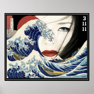Poster Tsunami Geisha