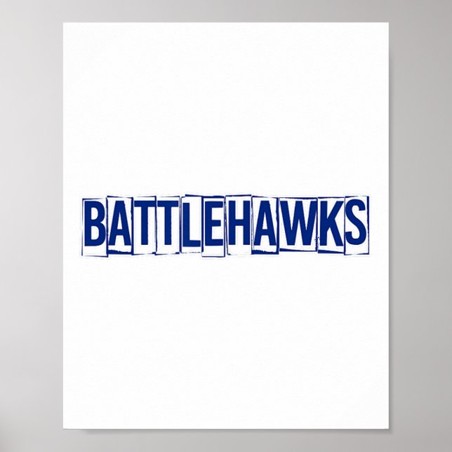 Poster Ttlehawks St. Louis Futebol Tailgate Kakaw 2  (Frente)