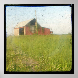 Pôster TTV Red Barn Antigo