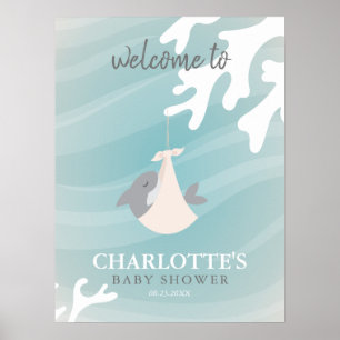 Poster Tubarão-bebê doce 