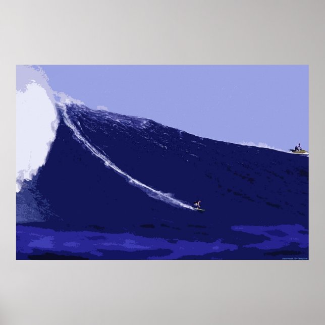 Poster Tubarão, Havaí (Frente)