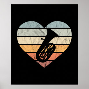 Poster Tubista Ama Tocar Tuba