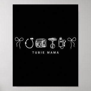 Poster Tubo G Conscientização Coquette Laço Tubie Mãe Ali