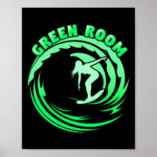 Poster Tubulação de onda Rrel Surfando Costa Oeste Socal 