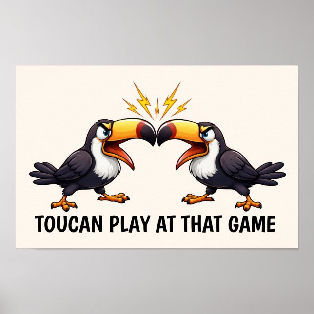 Poster Tucano Engraçado (Frente)