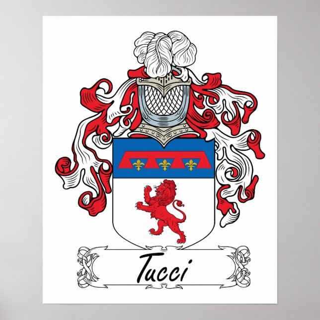 Pôster Tucci Family Crest (Frente)